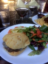 Chef's Burger with Black Sheep Zin