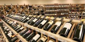 Wine Store Shelves